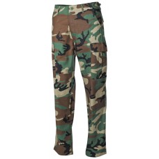 Полевые брюки армии США с заплатками на коленях, цвет лесной камуфляж
