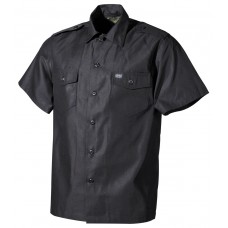 Американская армейская рубашка с короткими рукавами, черная