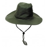Шляпа с ремешком для подбородка, зеленая