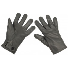 Кожаные перчатки Бундесвер, серые