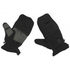 Флисовые перчатки / варежки, цвет черный