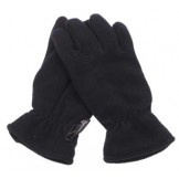Флисовые перчатки черного цвета
