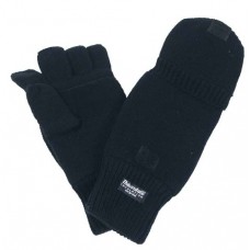 Вязаные перчатки / рукавицы, черные