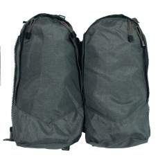 Рюкзак, зеленый, 2 съемные боковые кармана
