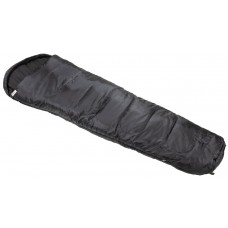 Спальный мешок , черный , подкладка 450 г/кв.м, полиэстер